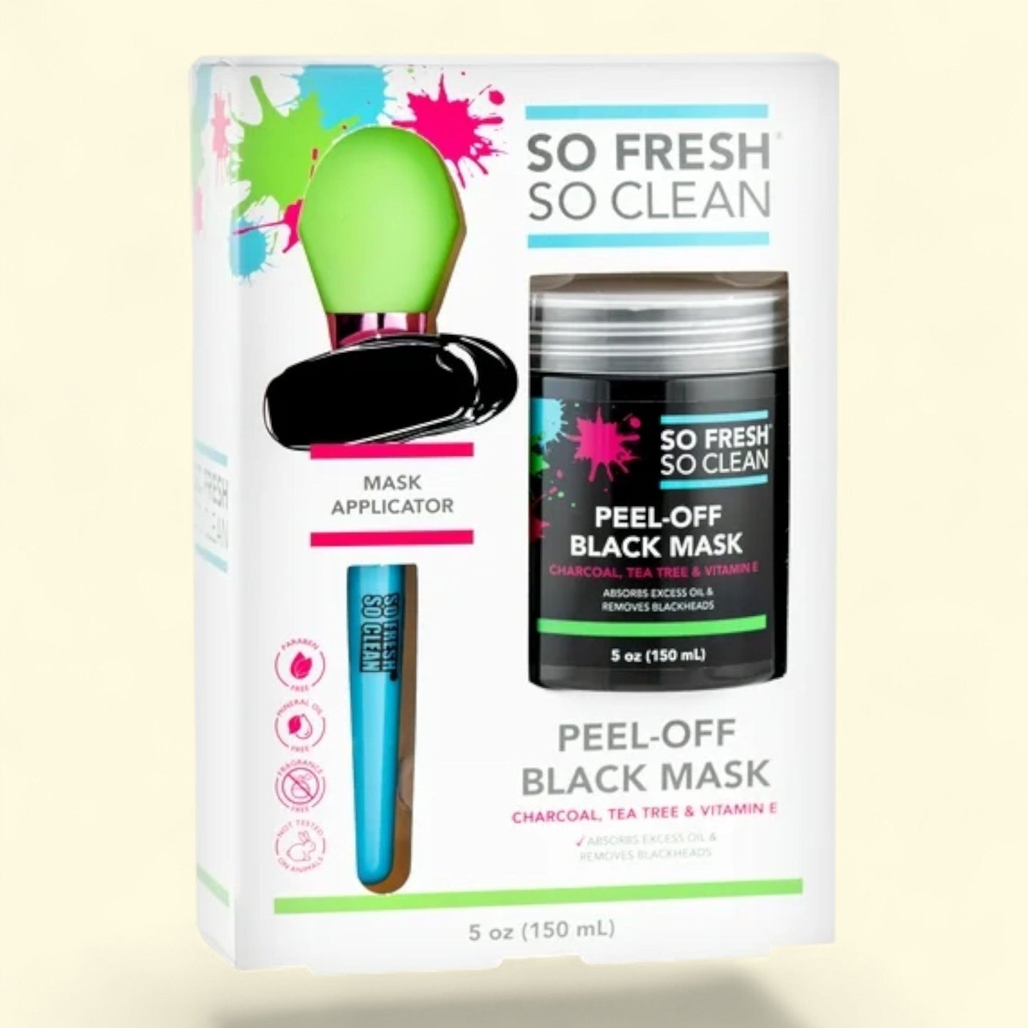 So Fresh So Clean Peel-off Black Charcoal Face Mask, 5 fl oz