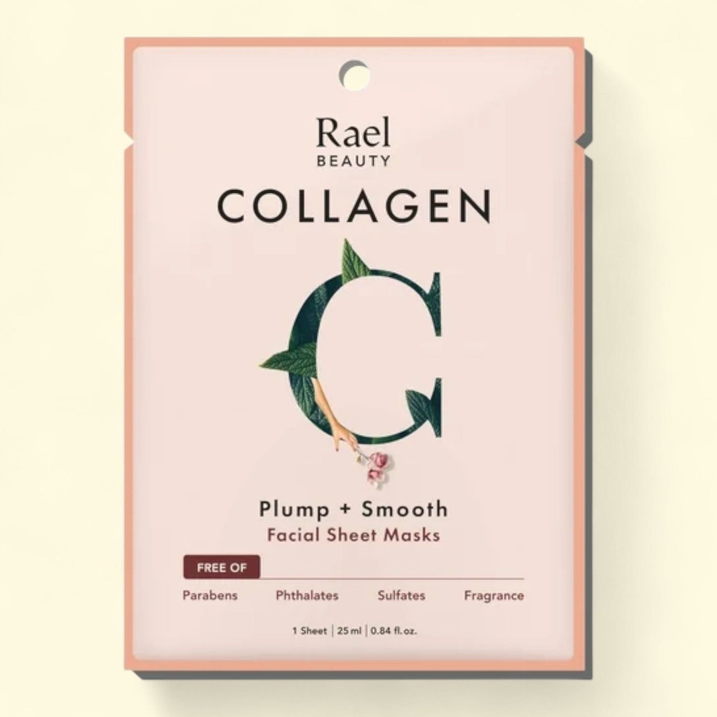 Rael Beauty Collagen Facial Mask, 1 Count