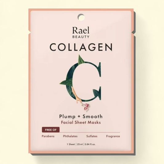 Rael Beauty Collagen Facial Mask, 1 Count