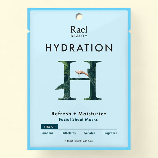Rael Beauty Facial Sheet Mask, Hydration for Dry Skin, 1 Count