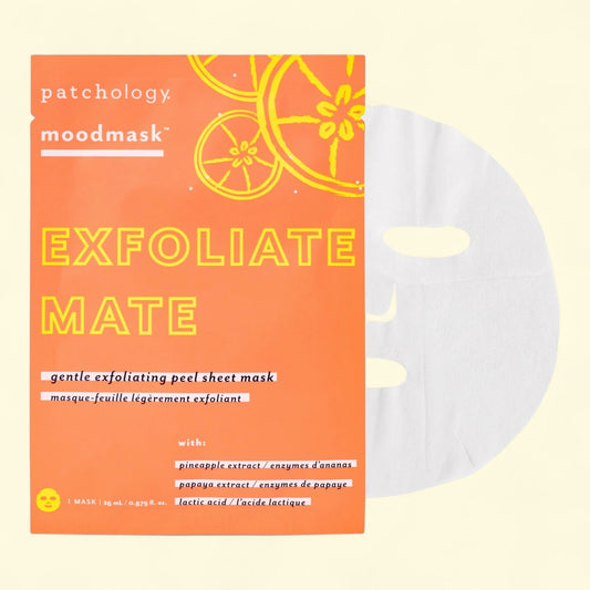 Patchology Moodmask Exfoliate Mate Sheet Mask, One Sheet