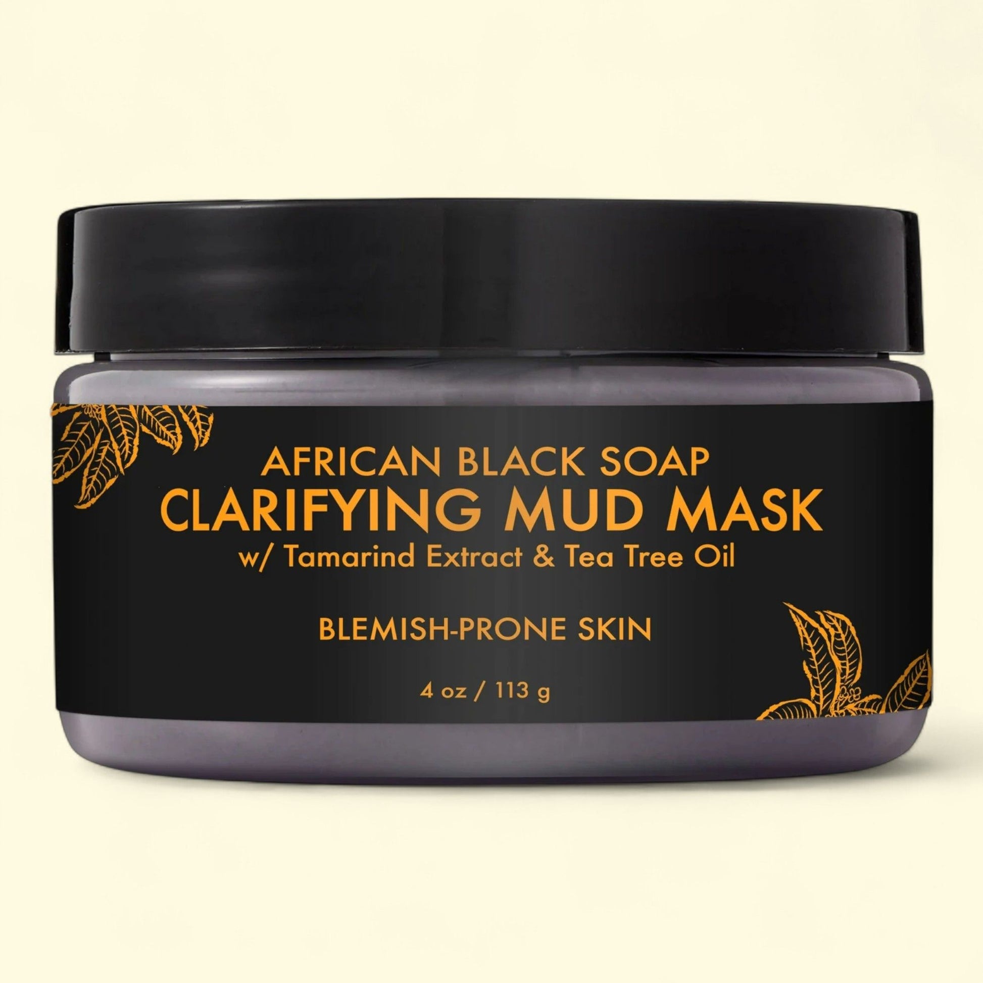 SheaMoisture African Black Soap Mud Mask, 4 oz — authentic US product shipped worldwide by Treatspree