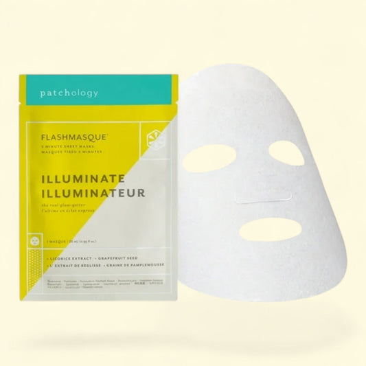 Patchology FlashMasque Illuminate Sheet Face Mask, 0.95 fl oz