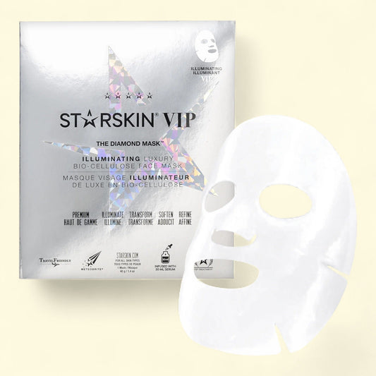 Starskin Diamond Mask VIP Illuminating Bio-Cellulose Face Mask, 1.4 oz