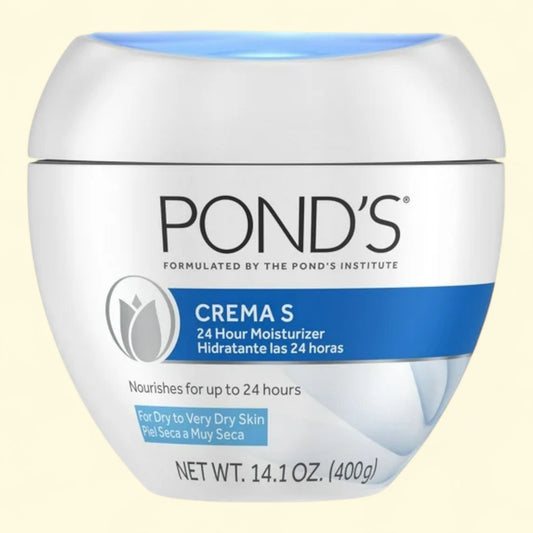 Pond's Crema S Face Moisturizer Cream, 14.1 oz