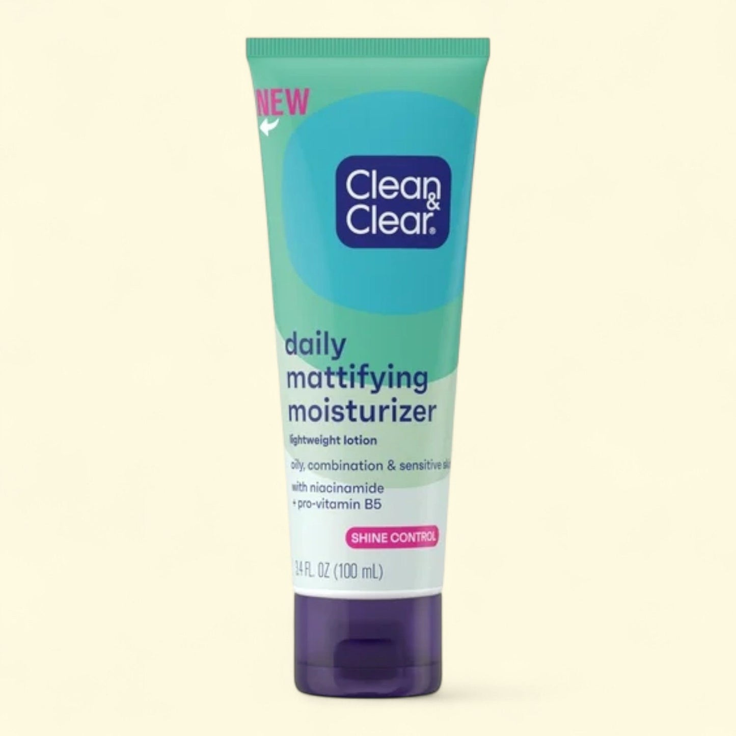Clean & Clear Daily Mattifying Moisturizer, Shine Control, 3.4 fl. oz.