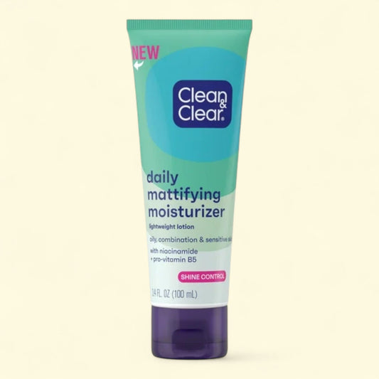 Clean & Clear Daily Mattifying Moisturizer, Shine Control, 3.4 fl. oz.