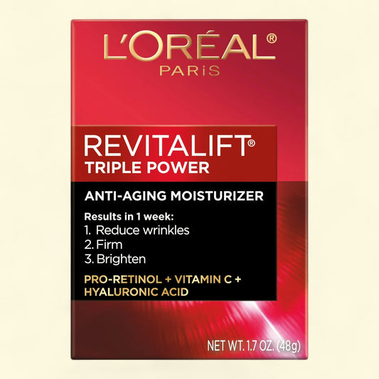 L'Oreal Paris Revitalift Triple Power Face Moisturizer, 1.7 oz