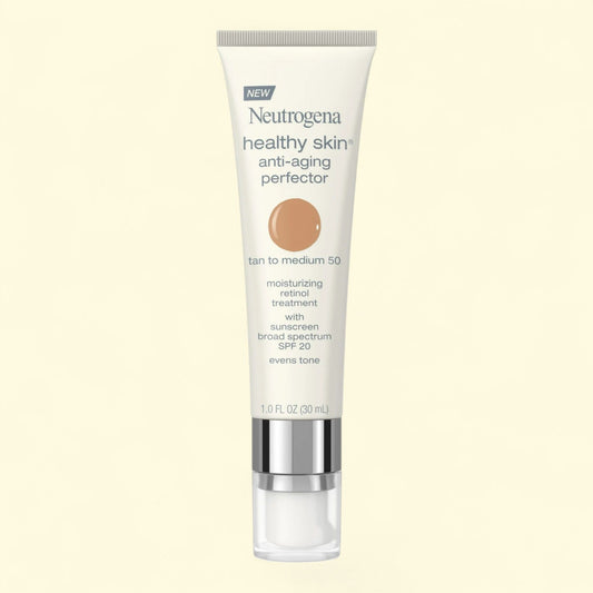 Neutrogena Healthy Skin Anti-Aging Moisturizer, Tan/Medium, 1 fl. oz