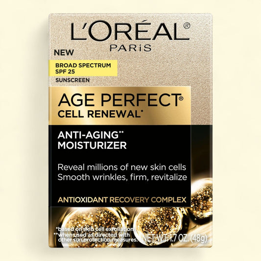 L'Oreal Paris Age Perfect Cell Renewal Anti-Aging Day Moisturizer SPF 25, 1.7 oz