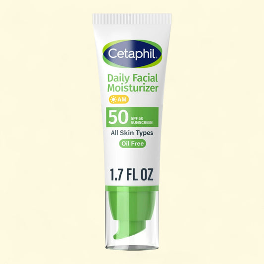 Cetaphil Daily Facial Moisturizer with Broad Spectrum SPF 50, 1.7 fl oz