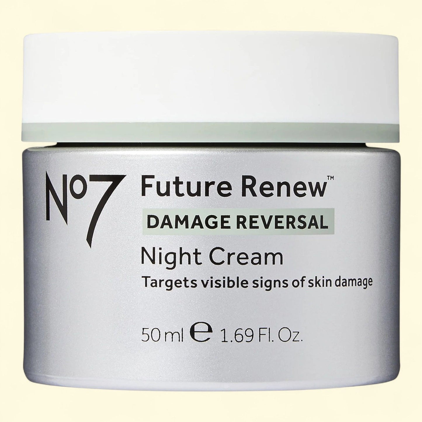 No7 Future Renew Damage Reversal Night Cream Face Moisturizer, 1.69 oz