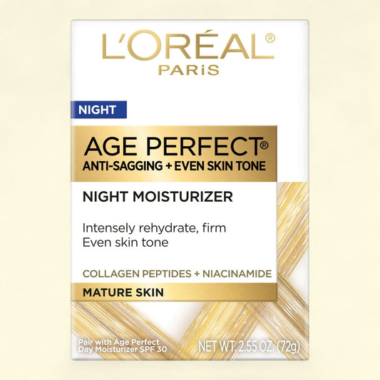 L'Oreal Paris Age Perfect Night Moisturizer, 2.5 oz