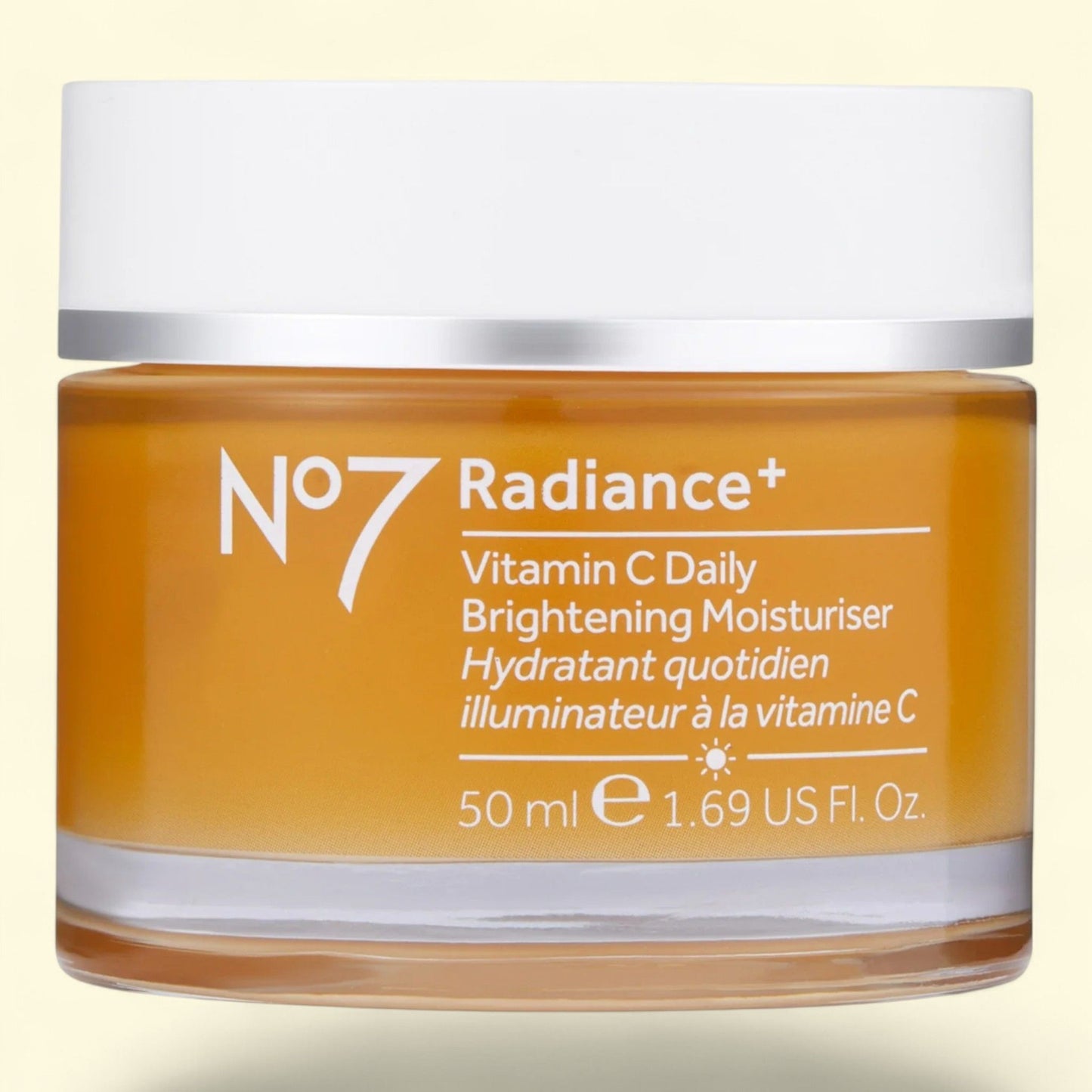 No7 Radiance+ Vitamin C Daily Brightening Face Moisturizer, 1.69 oz