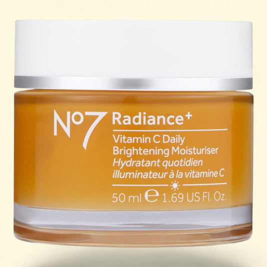 No7 Radiance+ Vitamin C Daily Brightening Face Moisturizer, 1.69 oz
