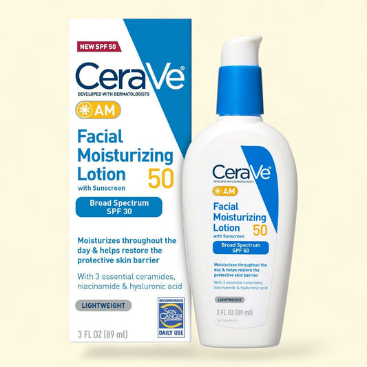 CeraVe AM Moisturizing Face Lotion, 3 fl oz