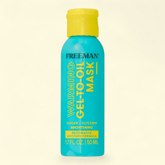 Freeman Warming Gel-To-Oil Facial Mask, Restorative Moisturizing & Brightening, 17 fl oz