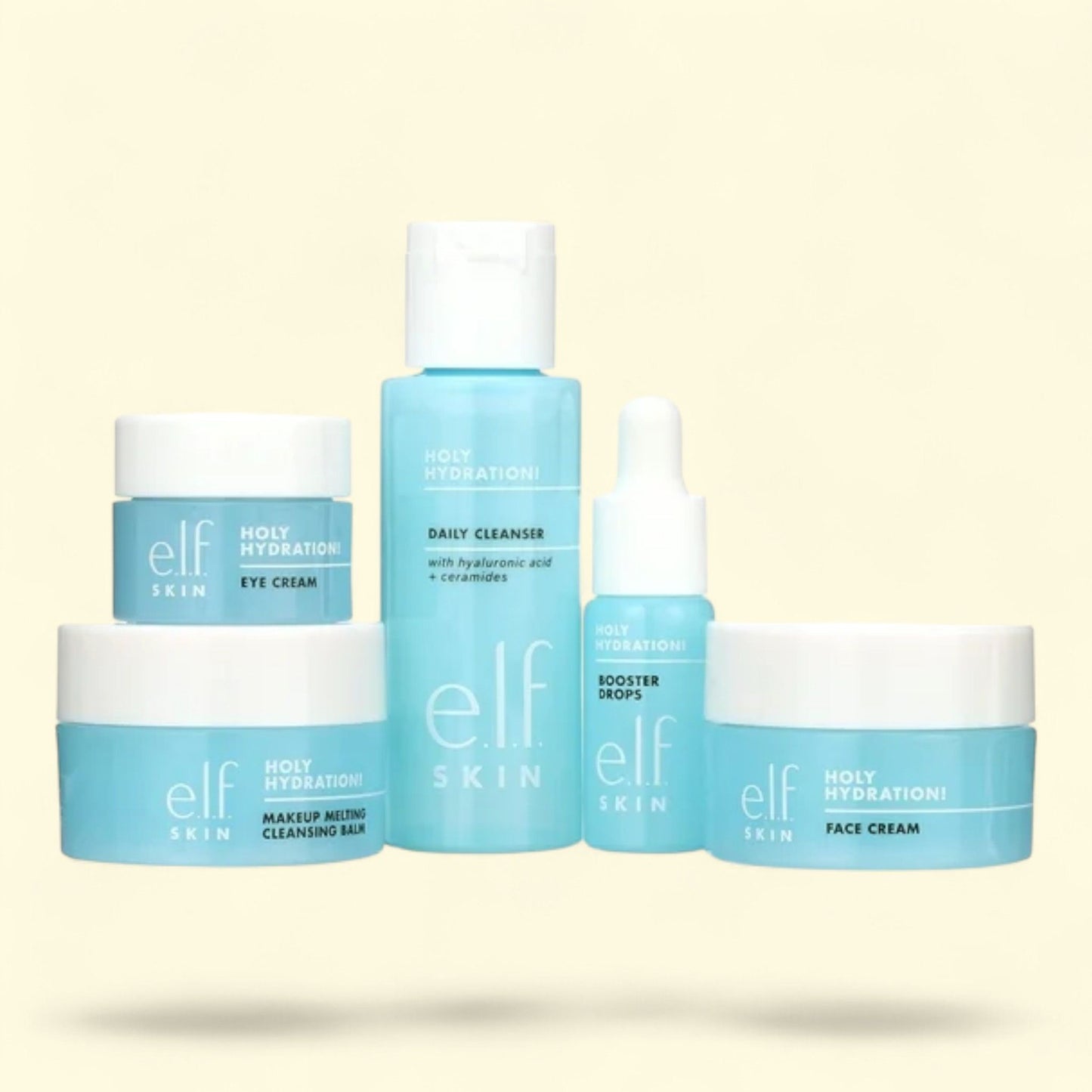 e.l.f. Hydrated Ever After Skin Mini Kit, Mini, 5-piece set