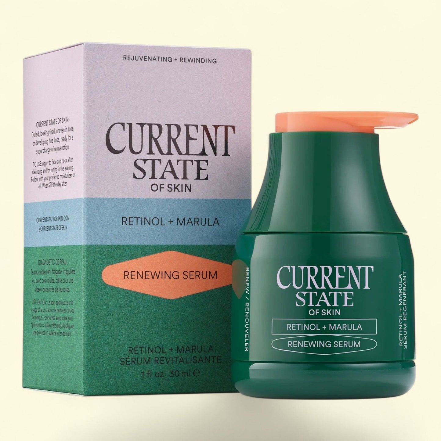 Current State Retinol Marula Renewing Serum, 1 oz