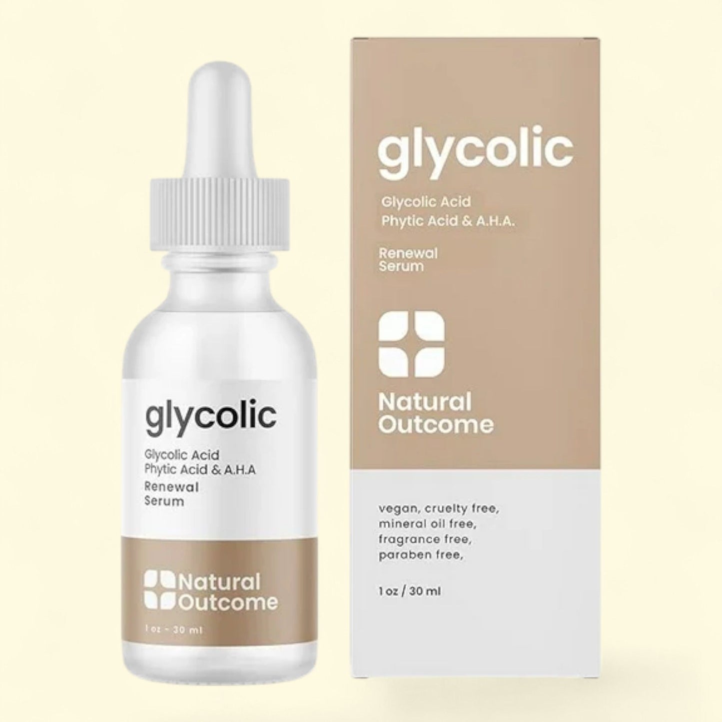 Natural Outcome Glycolic Facial Serum, 10 oz