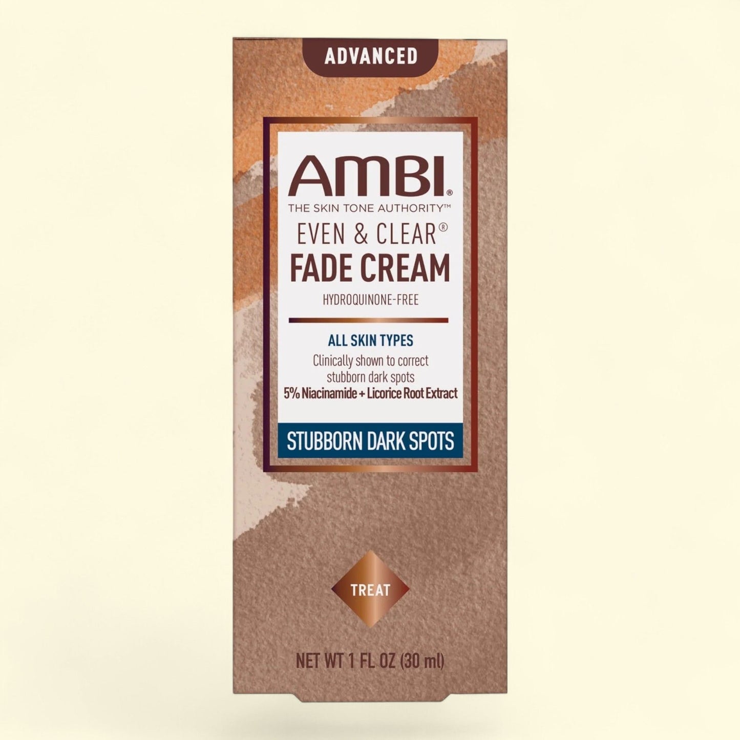 Ambi Even & Clear Fade Cream, 1 fl oz — authentic US product shipped worldwide by Treatspree