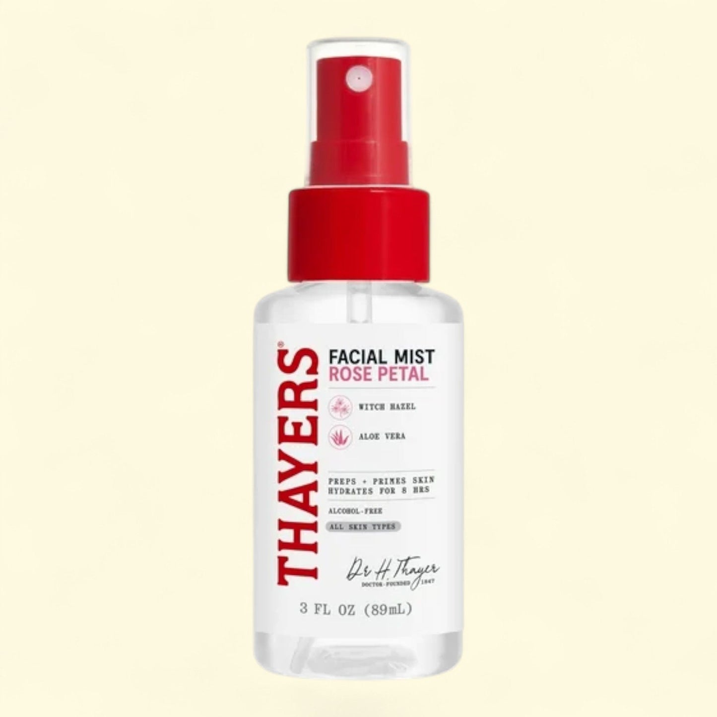 Thayers Rose Petal Witch Hazel Face Mist, 3 oz