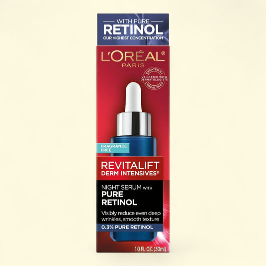 L'Oreal Paris Revitalift Derm Intensives Night Serum, 1 fl oz