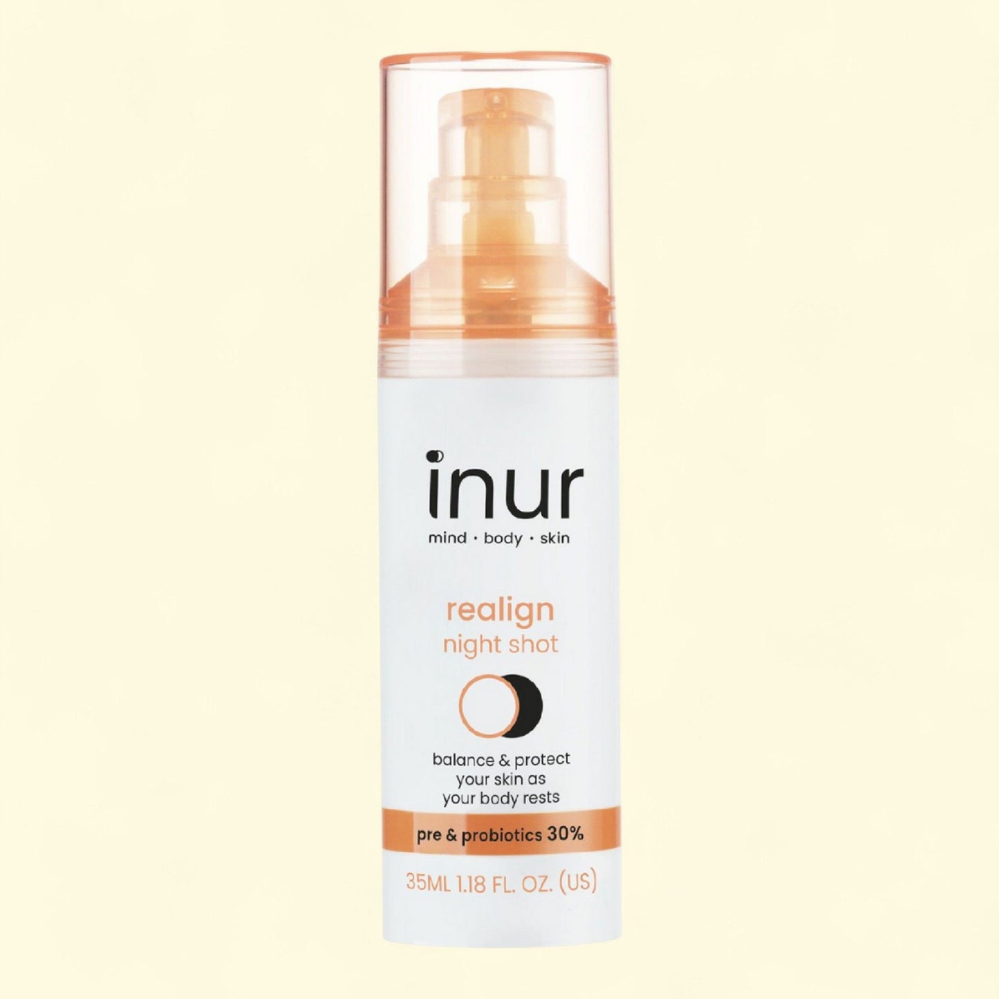Inur Night Serum, Balancing Treatment, 1.18 fl oz
