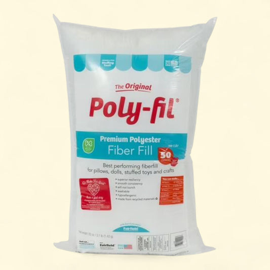 Fairfield Poly-Fil Premium Polyester Fiber Fill, 50 oz.
