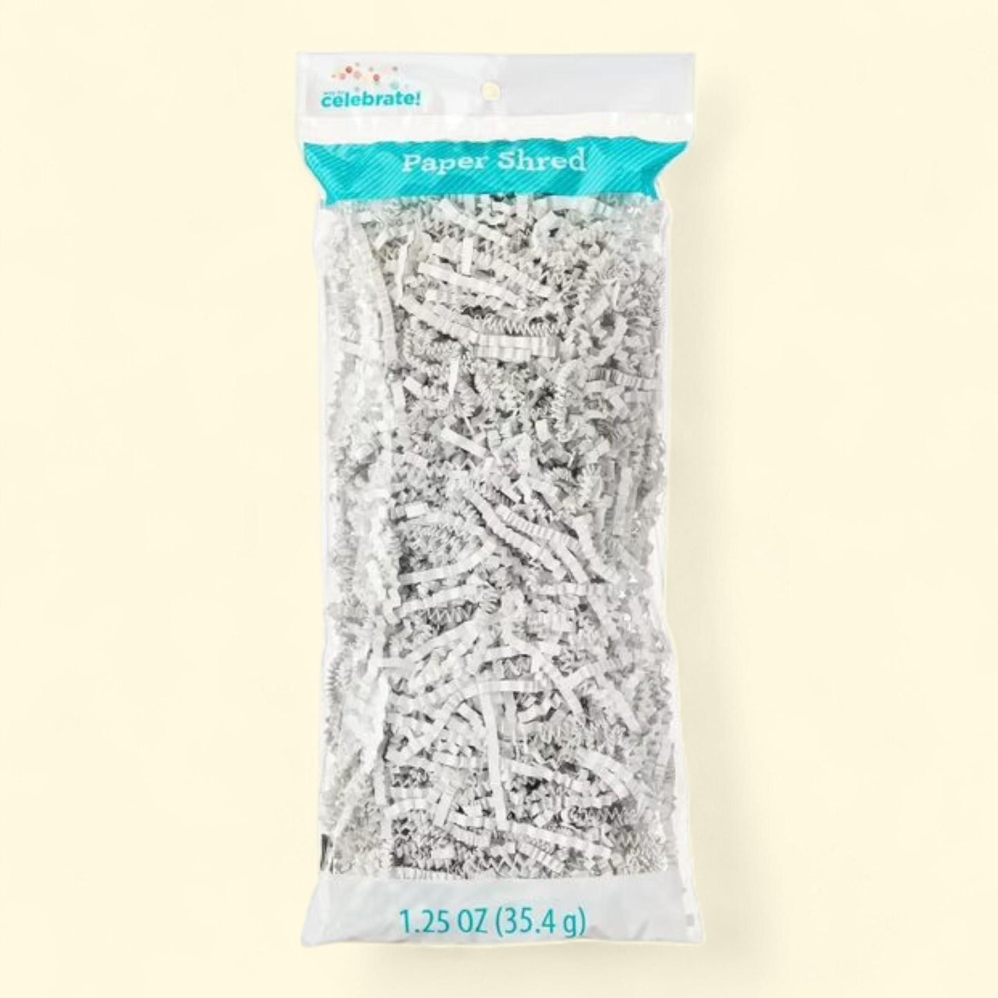 Way To Celebrate White Paper Shred, 1.25 oz