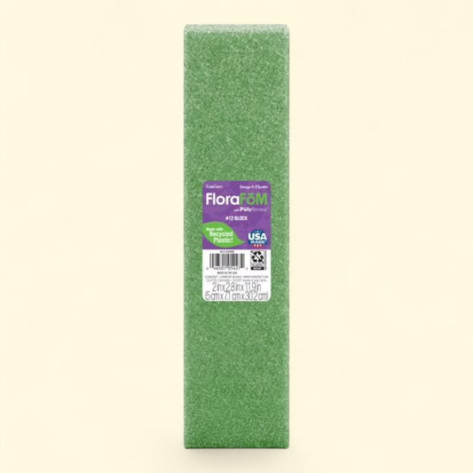 FloraCraft FloraF?M Foam Block, 2"x2.8"x11.9"