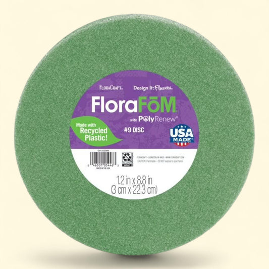FloraCraft FloraF?M Foam Disc, 1.2 inch x 8.8 inch