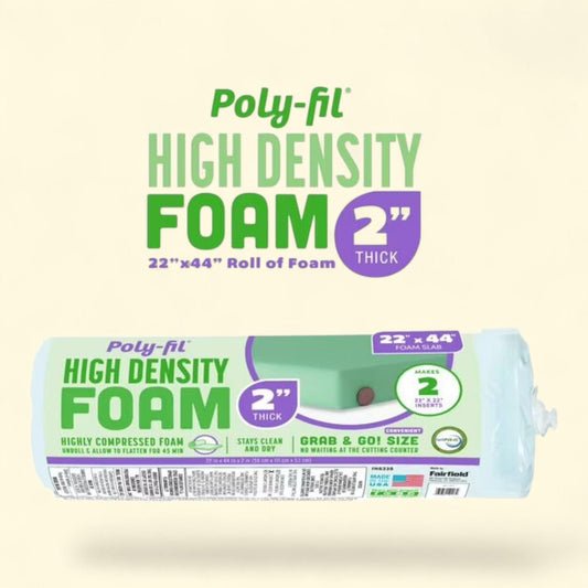 Fairfield Foam Roll, 22 x 44 x 2 inches