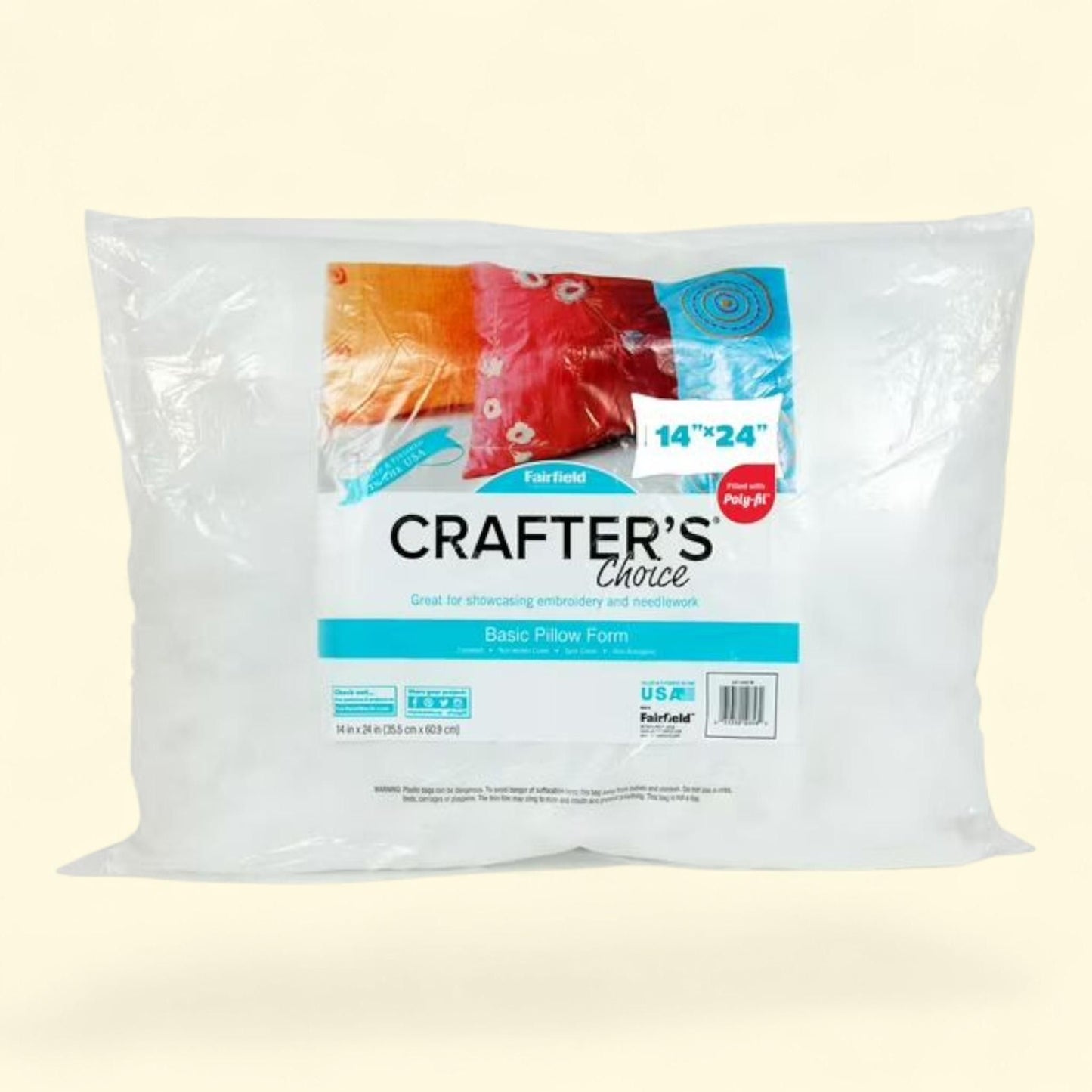 Fairfield Crafter’s Choice, Basic Pillow Form, 14" x 24"