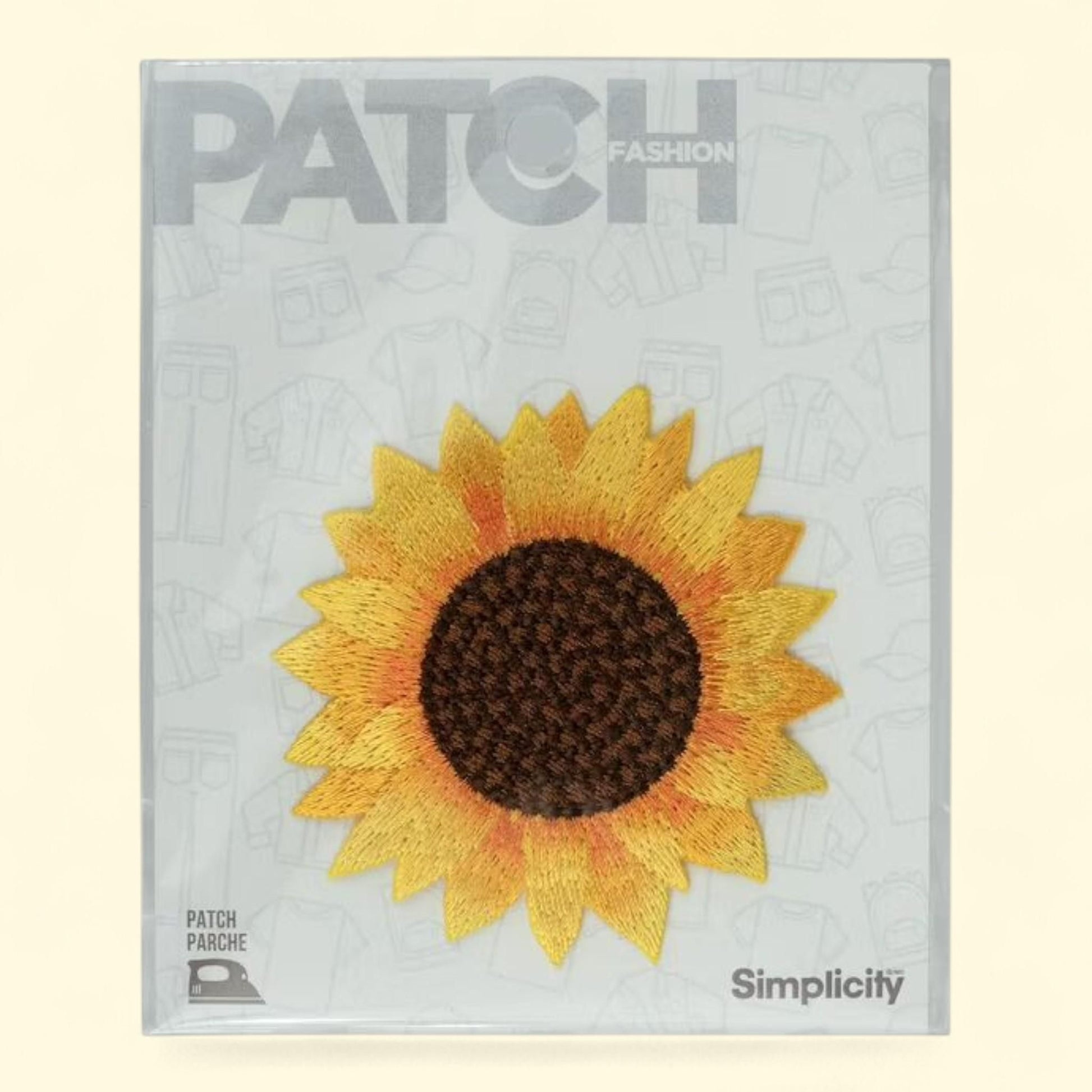Simplicity Iron-On Appliqué, Yellow Sunflower, 1 Piece — authentic US product shipped worldwide by Treatspree