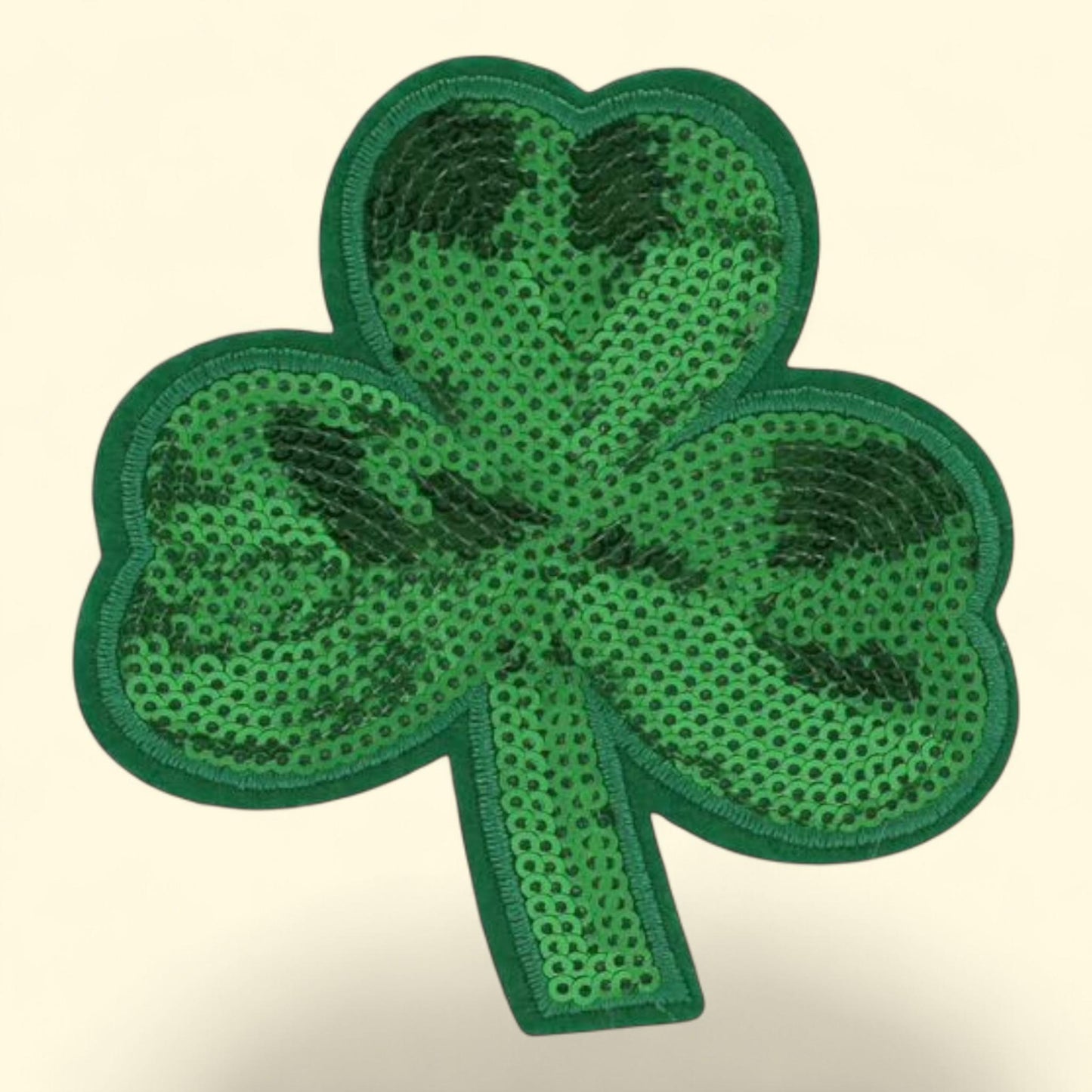 Gwen Studios Clover Iron-on Patch Applique, 3.6" x 3.9" — authentic US product shipped worldwide by Treatspree