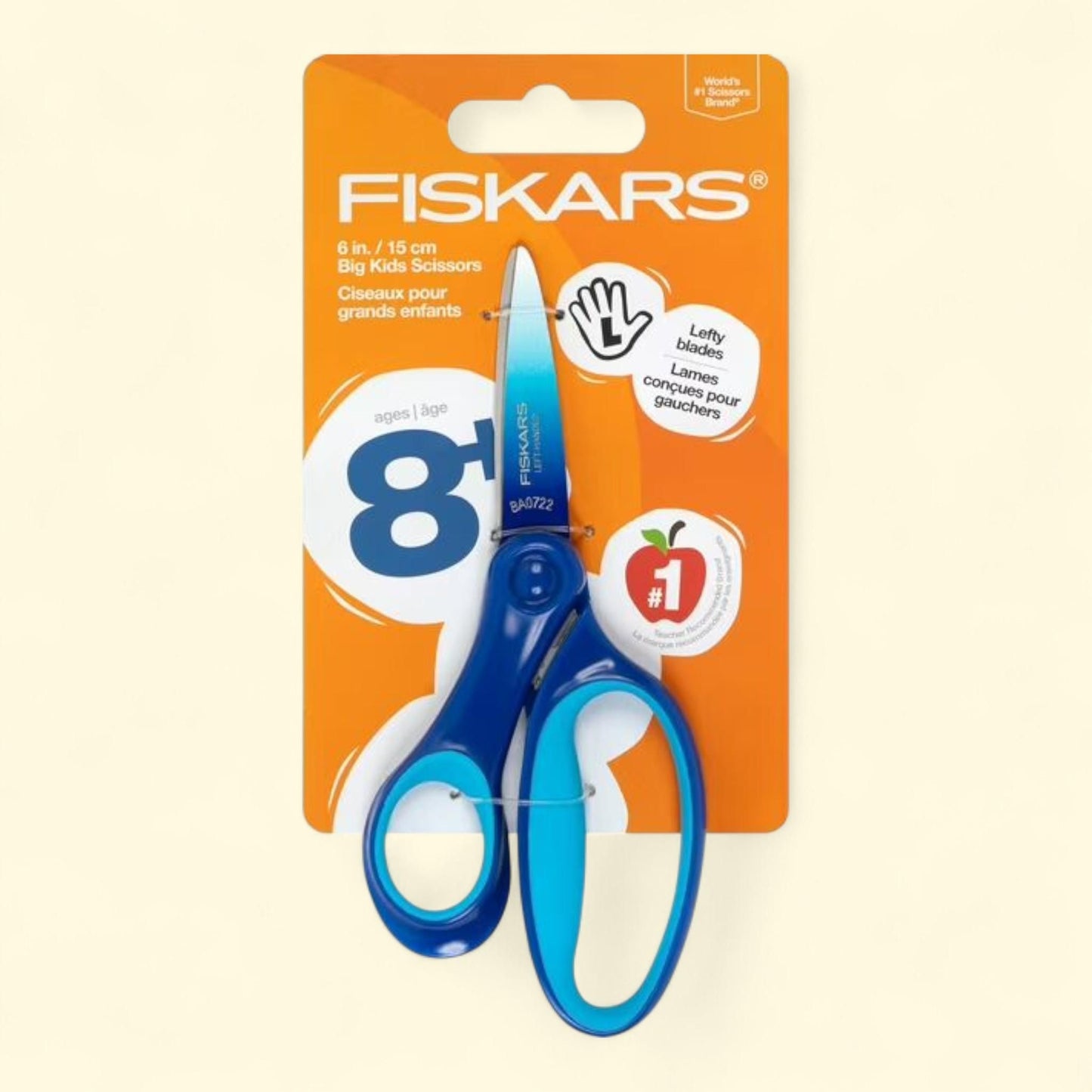 Fiskars Kids Scissor, 6-inch, Blue Ombre — authentic US product shipped worldwide by Treatspree