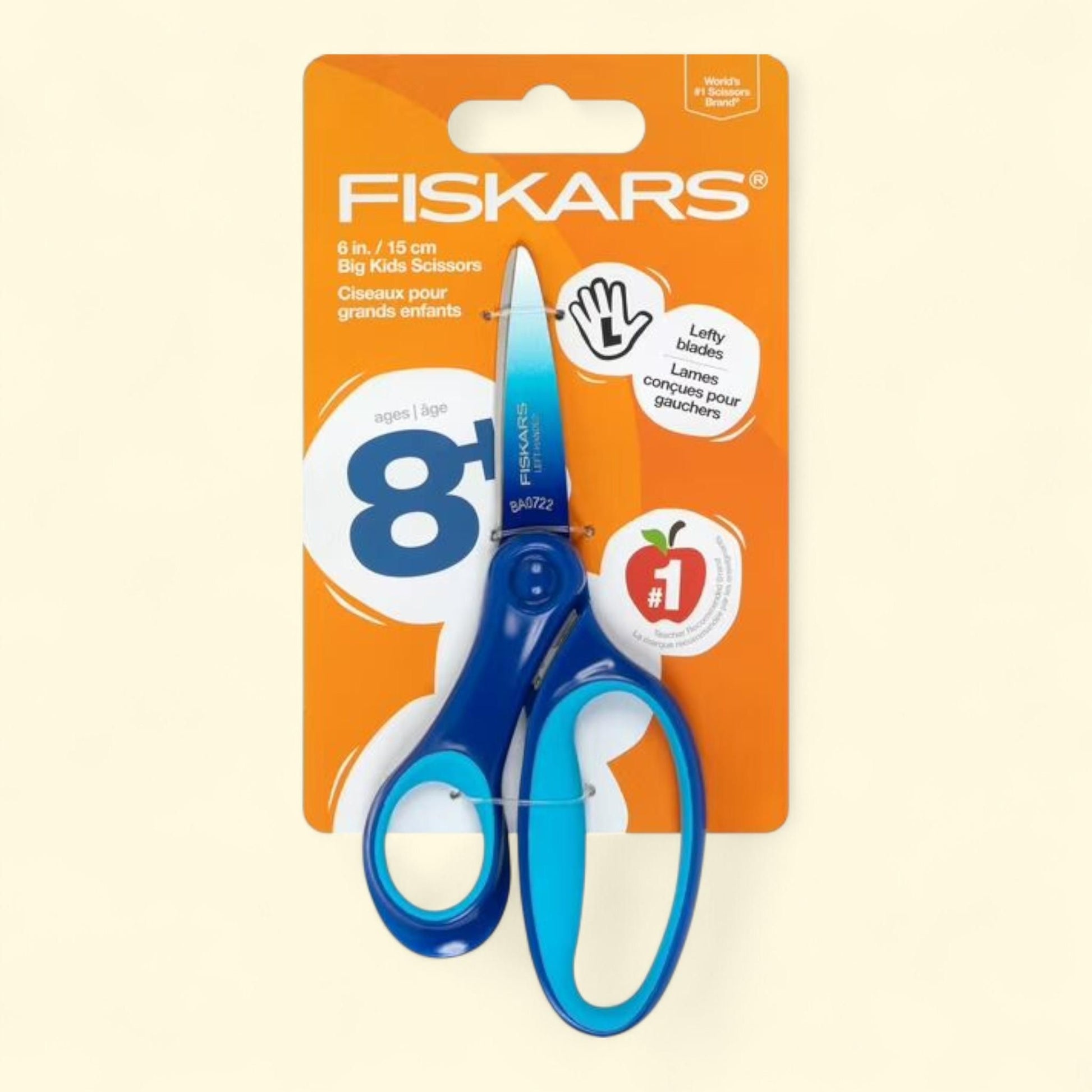 Fiskars Kids Scissor, 6-inch, Blue Ombre — authentic US product shipped worldwide by Treatspree