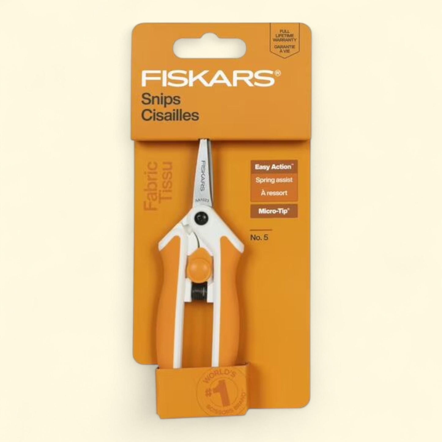 Fiskars Easy Action Scissors, 5"