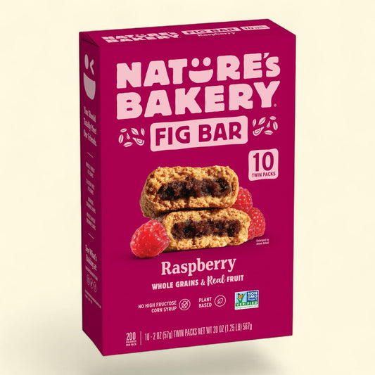 Nature's Bakery Raspberry Fig Bars, 10 Twin Packs, 2 oz