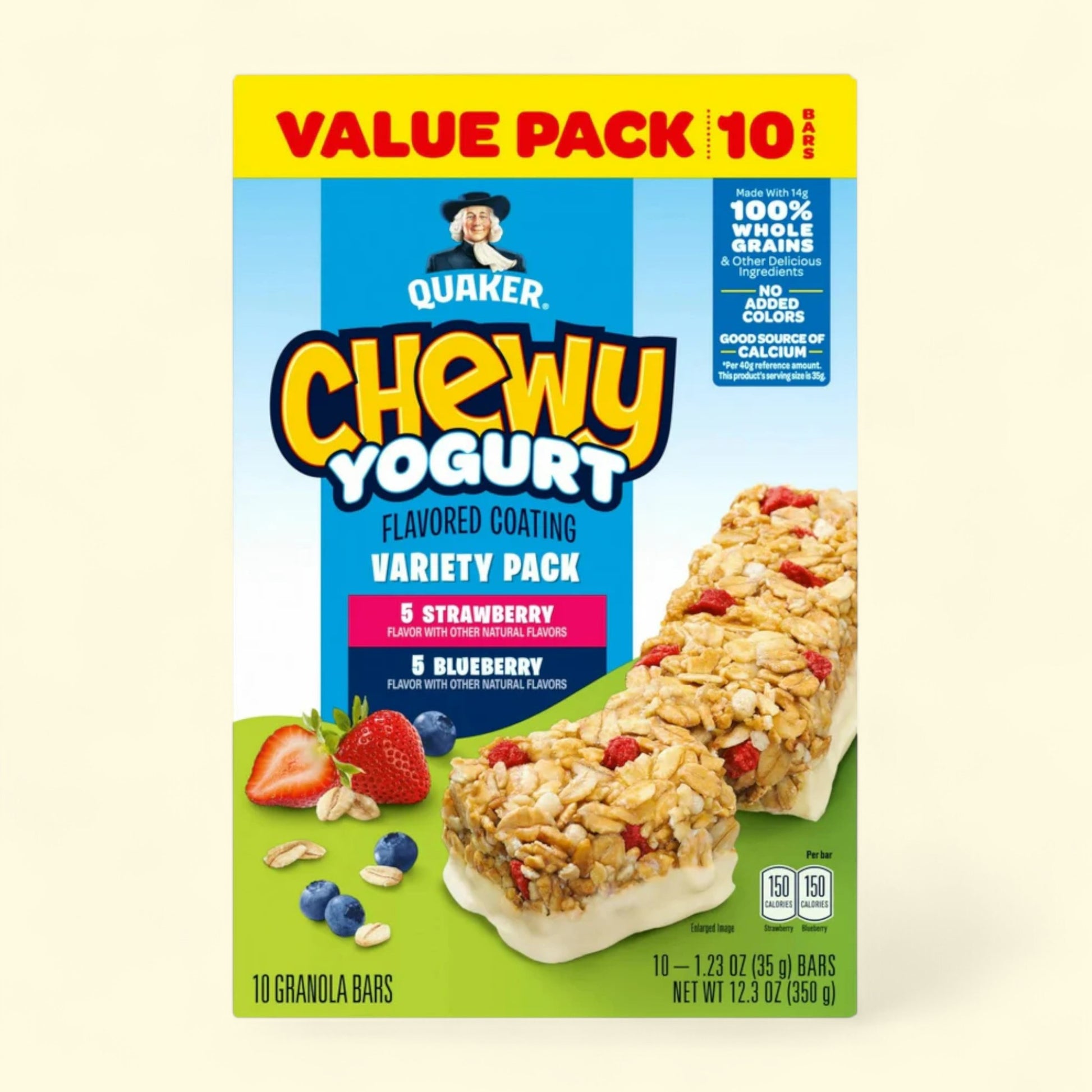 Quaker Chewy Yogurt flavored coating variety pack