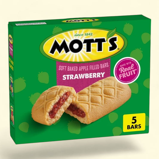 Mott's Soft Baked Apple Filled Bars, 6.55 oz