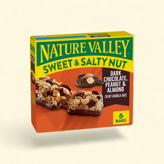 Nature Valley Sweet and Salty Nut Bars, Dark Chocolate Peanut Almon... — authentic US product shipped worldwide by Treatspree
