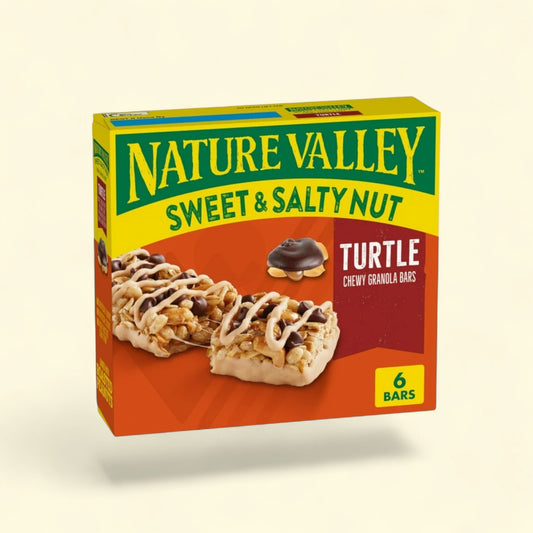 Nature Valley Granola Bars, Sweet and Salty Nut, Turtle, 7.2 oz, 6 Ct — authentic US product shipped worldwide by Treatspree
