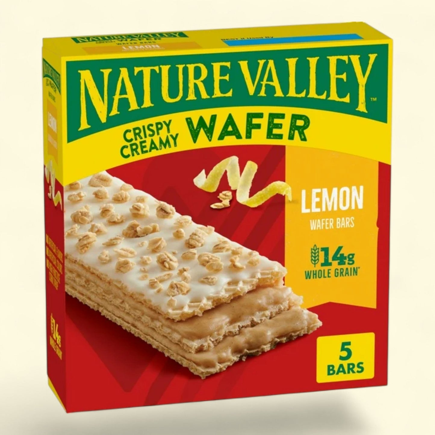Nature Valley Lemon Wafer Bars, 5 Bars, 6.5 oz