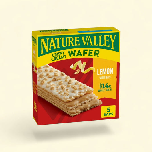 Nature Valley Lemon Wafer Bars, 5 Bars, 6.5 oz — authentic US product shipped worldwide by Treatspree