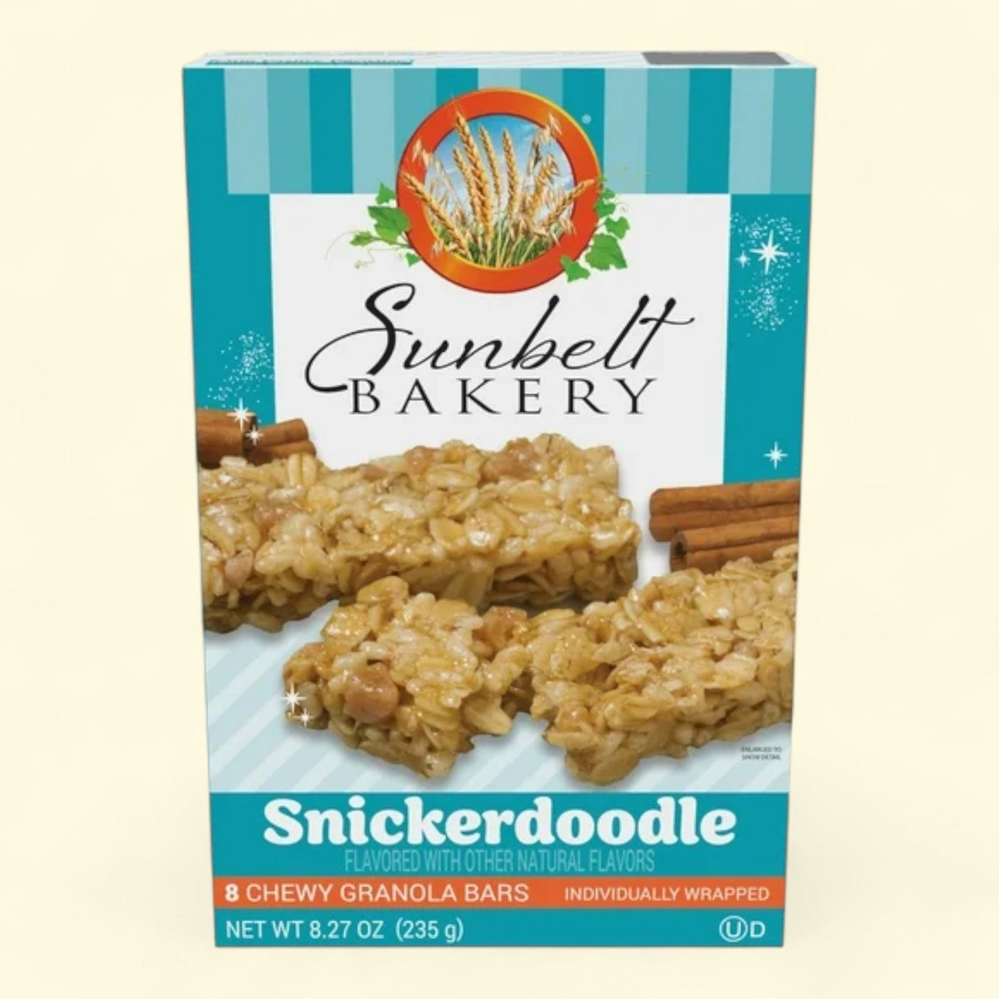 Sunbelt Bakery Snickerdoodle Granola Bars, Standard Size, 8.27 oz