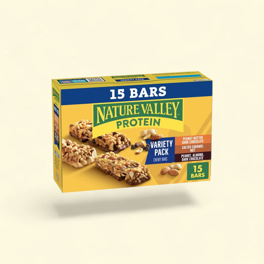 Nature Valley Protein Chewy Snack Bars, 15 Bars, 21.3 oz. — authentic US product shipped worldwide by Treatspree