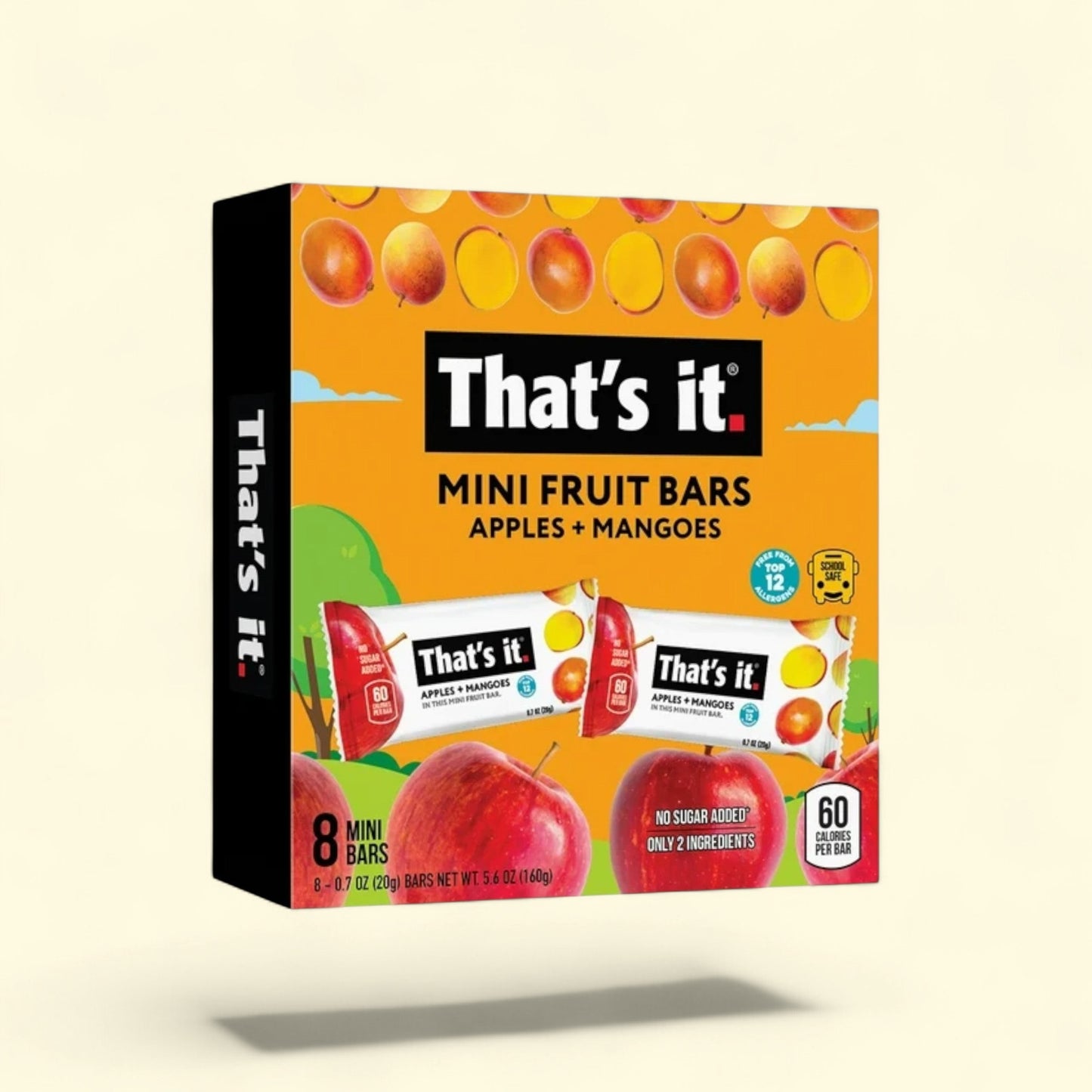 That's it. Fruit Bars, Apple + Mango, 0.7 oz, 8 Ct. — authentic US product shipped worldwide by Treatspree