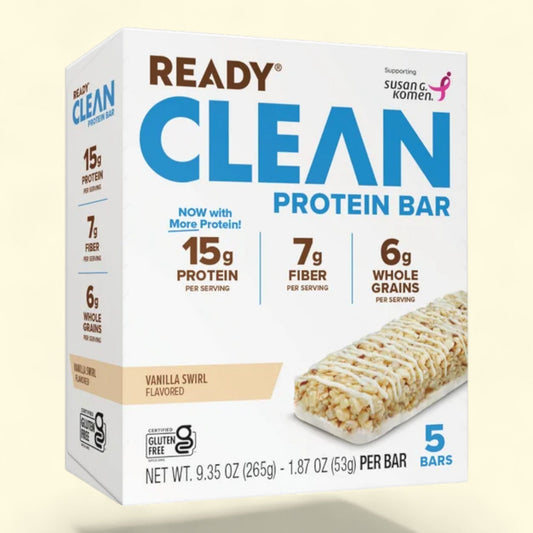 Ready Clean Protein Bar, Vanilla Swirl, 5 Count